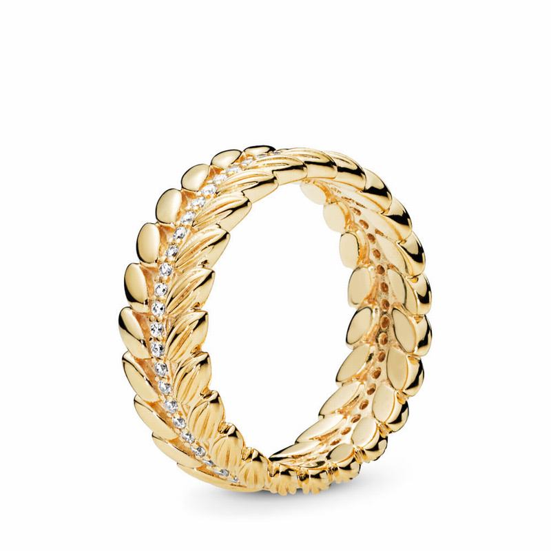 Pandora Australia Shine™ Grains of Energy Stackable Ring - 18ct Gold Plated | UVLAHF951